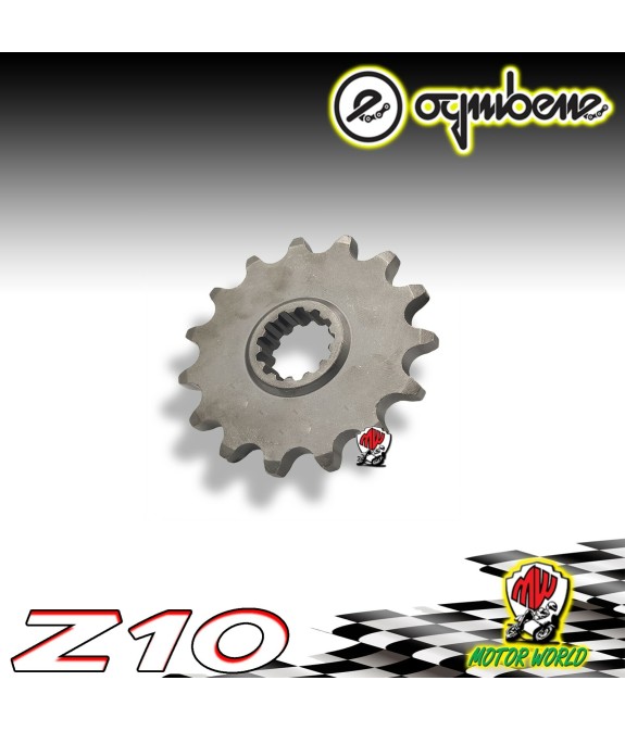 PIGNONE IN ACCIAIO OGNIBENE 10 DENTI  YAMAHA TZR 50 RR 2003 2004 2005 2006