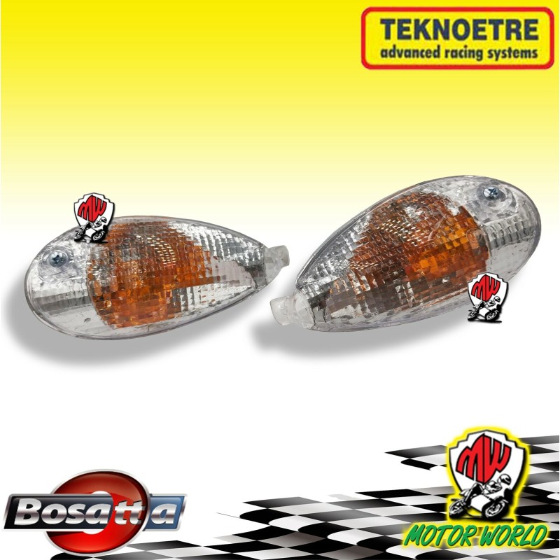 FP 273 BI CP COPPIA FRECCE POSTERIORE TRASPARENTI LIBERTY 50 PTT 2004 2005