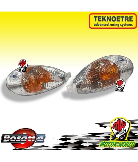 FP 273 BI CP COPPIA FRECCE POSTERIORE TRASPARENTI LIBERTY 50 PTT 2004 2005