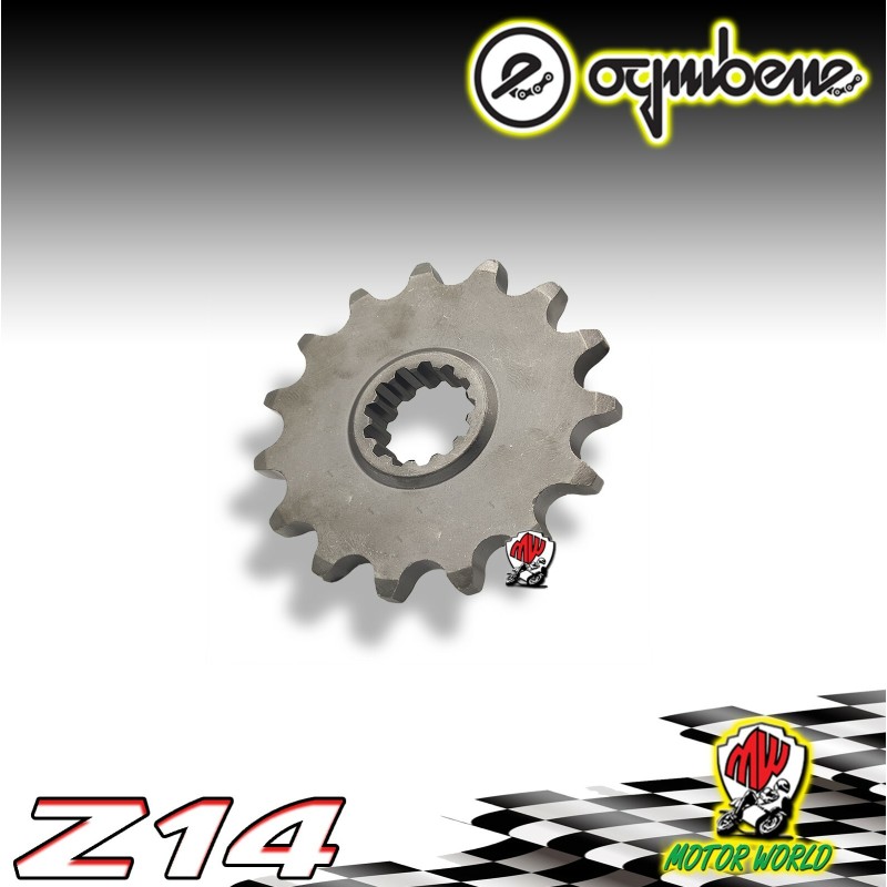 PIGNONE IN ACCIAIO OGNIBENE 14 DENTI KAWASAKI Z 900 CAFE DAL 2018 IN POI