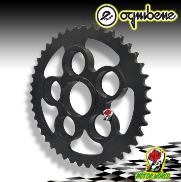 CORONA IN ACCIAIO CON PORTAMOZZO OGNIBENE 41 DENTI  DUCATI MONSTER 1100 DIESEL
