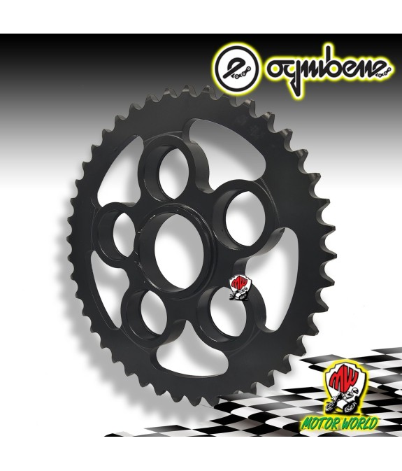 CORONA IN ACCIAIO CON PORTAMOZZO OGNIBENE 41 DENTI  DUCATI MONSTER 1100 DIESEL