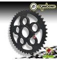 CORONA IN ACCIAIO CON PORTAMOZZO OGNIBENE 41 DENTI  DUCATI MONSTER 1100 DIESEL