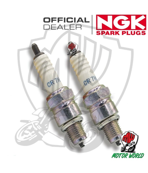 KIT 2 CANDELE SPARK PLUG NGK CR7HS HONDA CM 250 C Custom 1982 1983