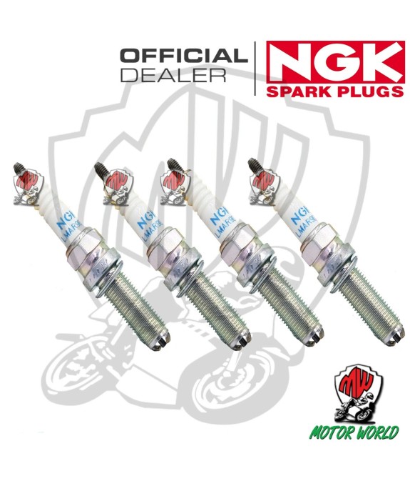 KIT 4 CANDELE SPARK PLUG NGK LMAR9E-J YAMAHA YZF-R1 M 1000 2015