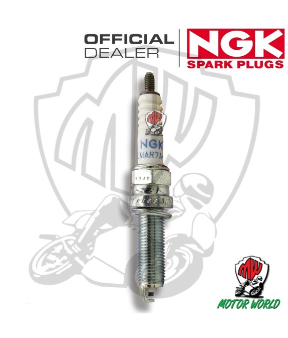 CANDELA ACCENSIONE SPARK PLUG NGK LMAR7A-9 YAMAHA YFM 500 Grizzly 550 2009 in su