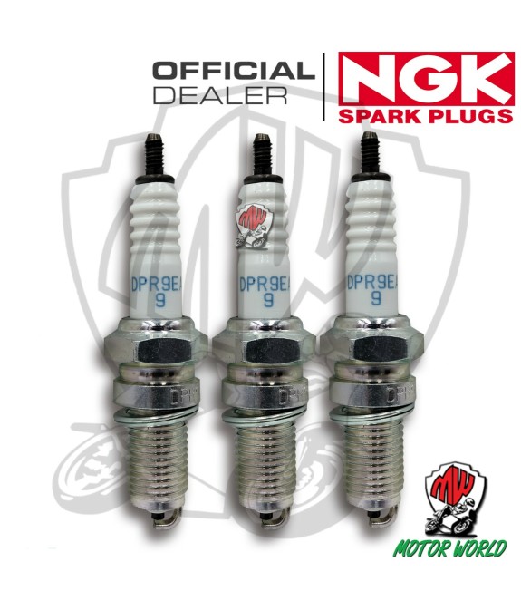 KIT 3 CANDELE SPARK PLUG NGK DPR9EA-9