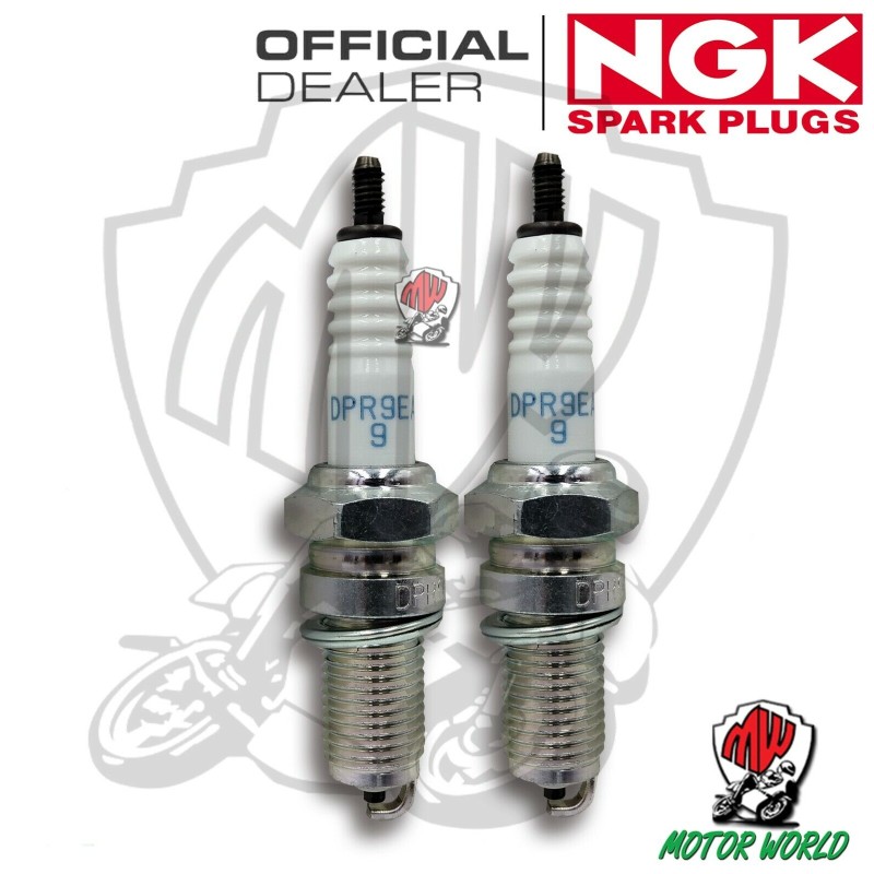 KIT 2 CANDELE SPARK PLUG NGK DPR9EA-9 KAWASAKI GPZ 305 B Belt drive 305 1996