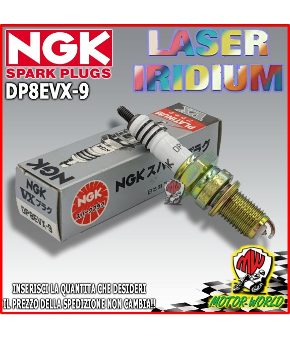 CANDELA SPARK PLUG NGK DP8EVX-9