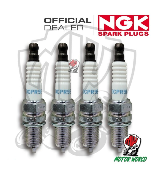 KIT 4 CANDELE SPARK PLUG NGK DCPR9E APRILIA  Tuono 1000 R Factory 2008 2009 2010