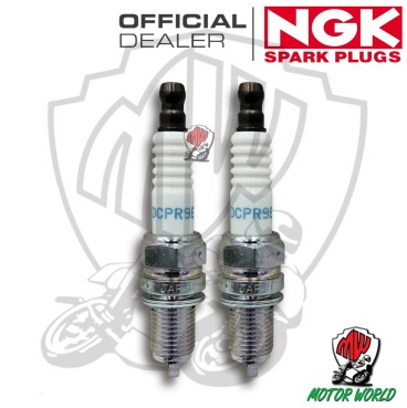 KIT 2 CANDELE SPARK PLUG NGK DCPR9E LAVERDA 750 Formula S 1998 1999 2000