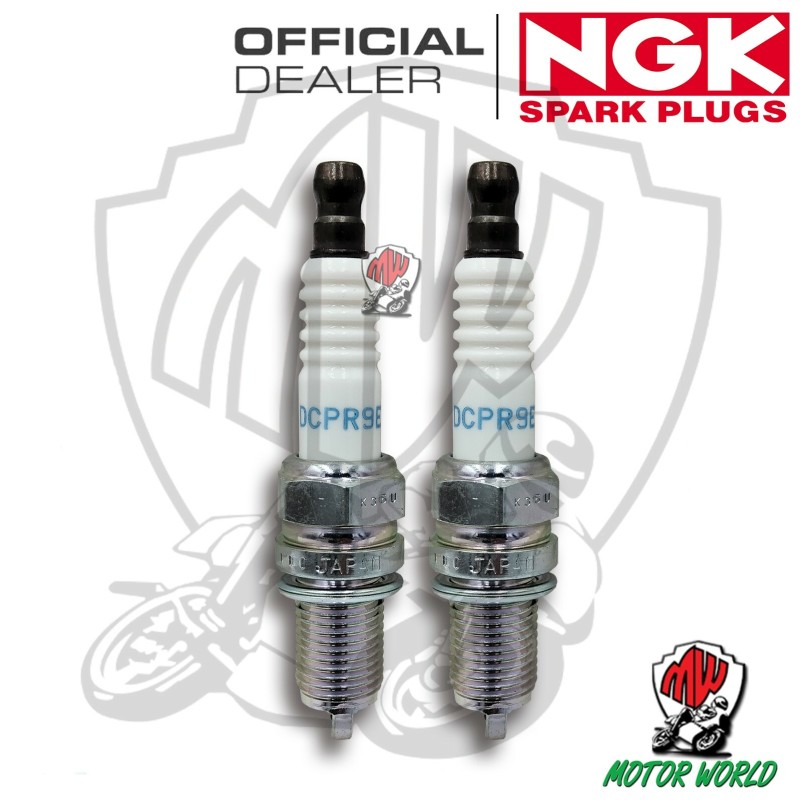 KIT 2 CANDELE SPARK PLUG NGK DCPR9E LAVERDA 750 Formula S 1998 1999 2000