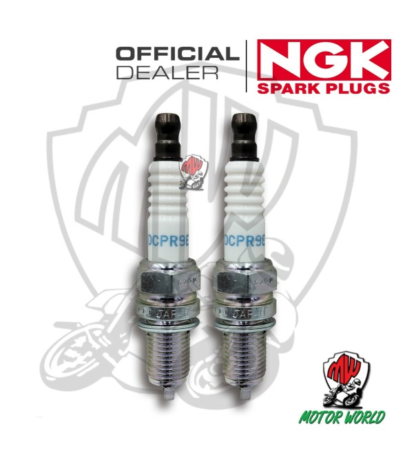 KIT 2 CANDELE SPARK PLUG NGK DCPR9E LAVERDA 750 Formula S 1998 1999 2000