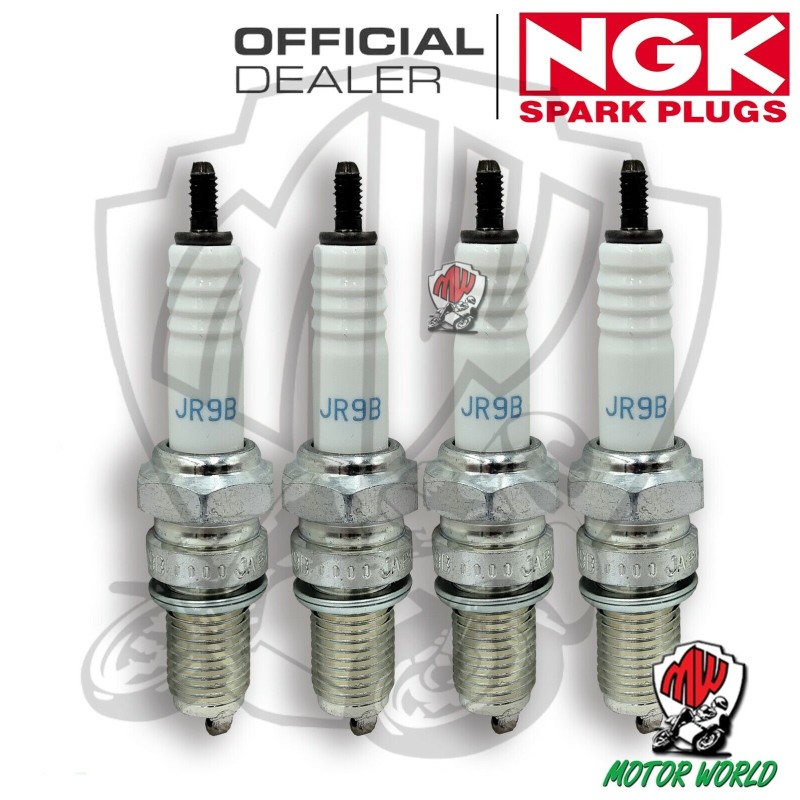 KIT 4 CANDELE SPARK PLUG NGK JR9B SUZUKI GSX-R 1100 L 1990 1991 1992