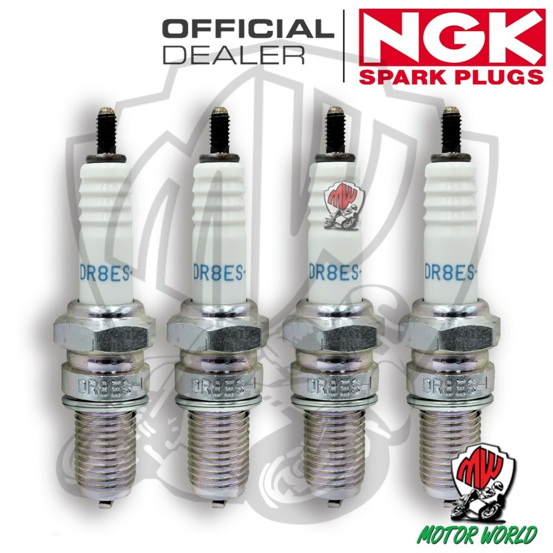 KIT 4 CANDELE SPARK PLUG NGK DR8ES-L YAMAHA YX 600
