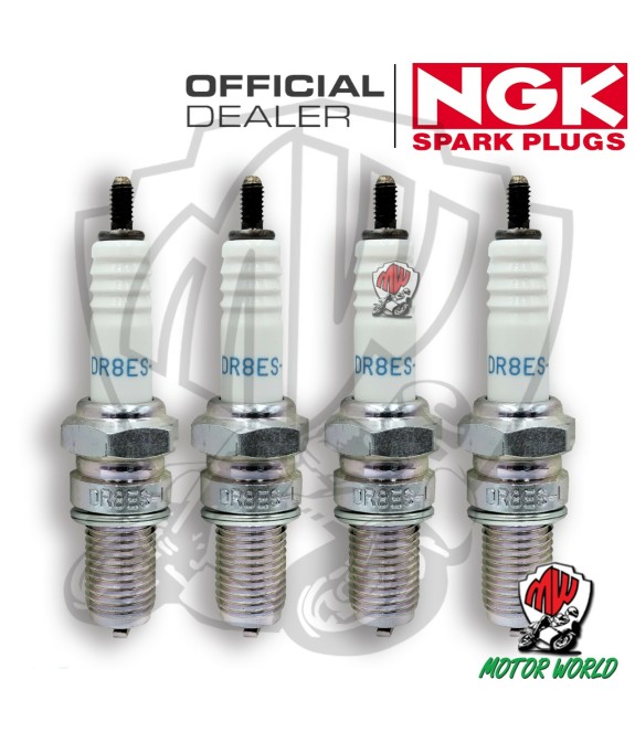 KIT 4 CANDELE SPARK PLUG NGK DR8ES-L YAMAHA YX 600
