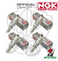 KIT 4 CANDELE SPARK PLUG NGK LASER IRIDIUM IMR9A-9H HONDA CBR 1100 XX Blackbird
