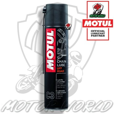 GRASSO LUBRIFICANTE SPRAY CHAIN LUBE MOTUL C3 400ml CATENA MOTOCROSS QUAD