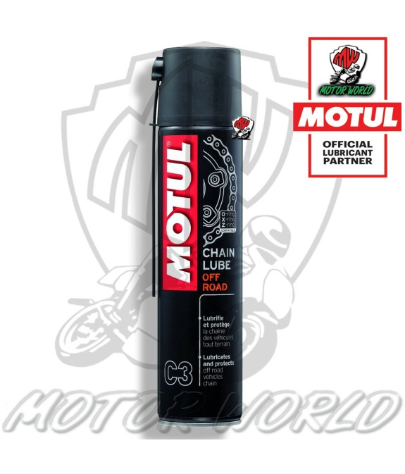 GRASSO LUBRIFICANTE SPRAY CHAIN LUBE MOTUL C3 400ml CATENA MOTOCROSS QUAD
