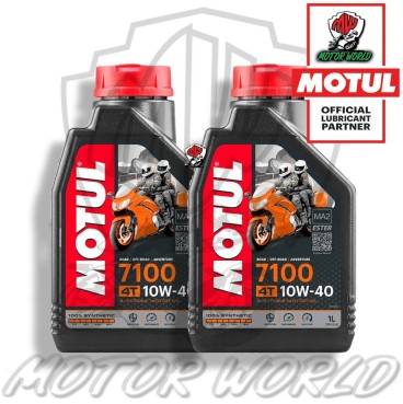 2 LT Olio Motore Motul 7100 10W-40 104091 Nuovo