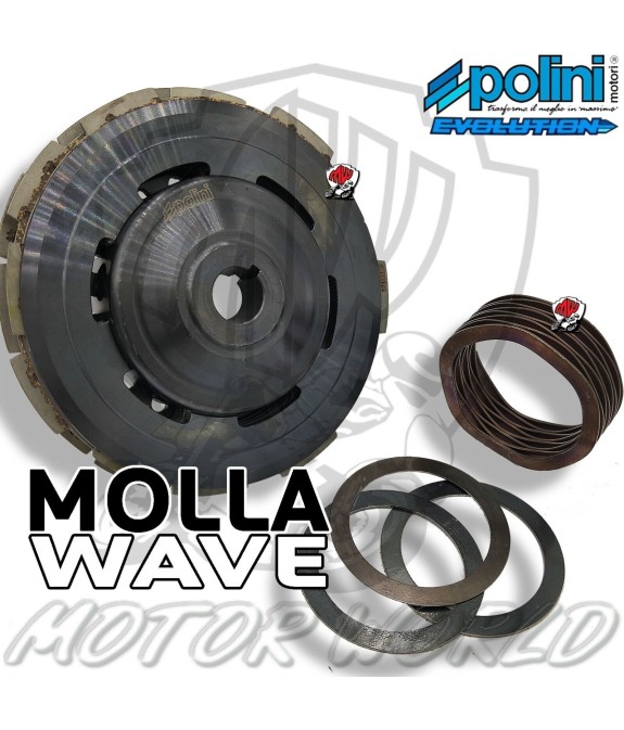 POLINI Frizione 4 Dischi Evolution Molla Wave 2300503 Ape Vespa Special 50 PK Xl
