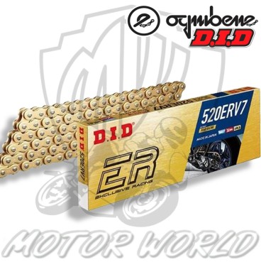CATENA DID ERV7 118 MAGLIE PASSO 520 X-RING RACING PISTA STRADA MOTO
