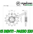 PIGNONE IN ACCIAIO OGNIBENE 15 DENTI YAMAHA FZ6 FAZER ABS 2004 2005 2006