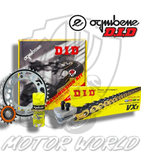 KIT TRASMISSIONE CATENA CORONA PIGNONE DID KAWASAKI Z - Z 750 R ABS 2013 2014