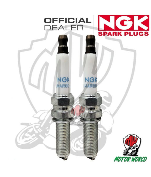 KIT 2 CANDELE ACCENSIONE SPARK PLUG NGK LMAR8D-J BMW R 1200 GS Adventure 2016