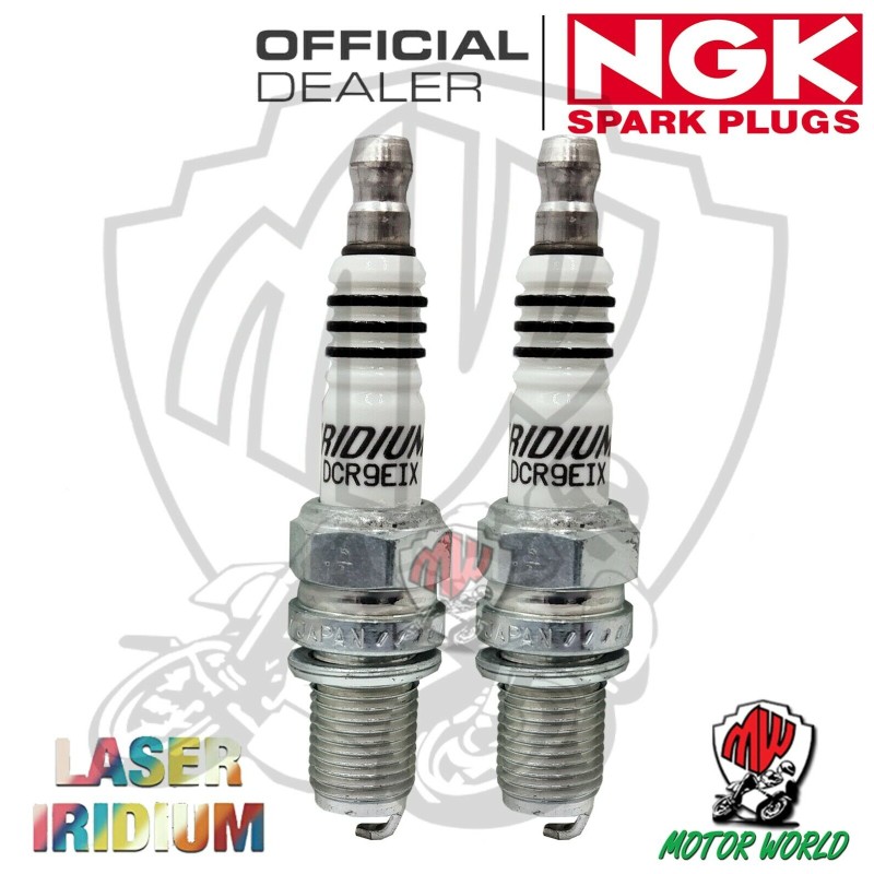 KIT 2 CANDELE LASER IRIDIUM NGK DCR9EIX DUCATI SS 750 Carenata 748 1998