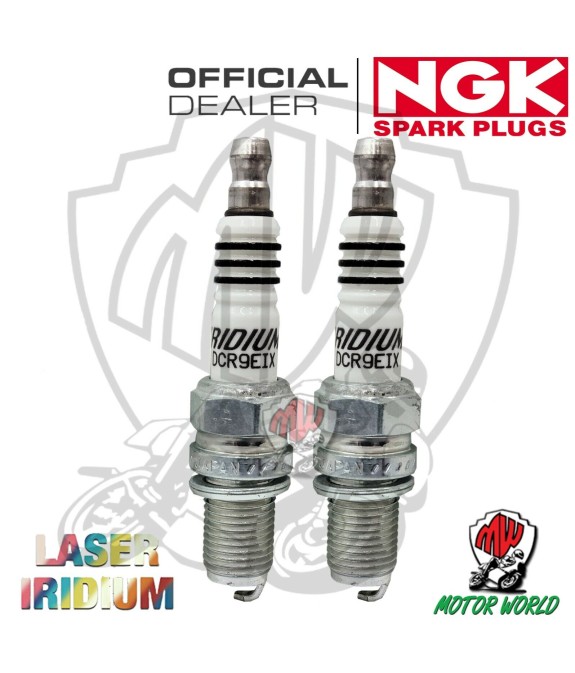 KIT 2 CANDELE LASER IRIDIUM NGK DCR9EIX DUCATI SS 750 Carenata 748 1998