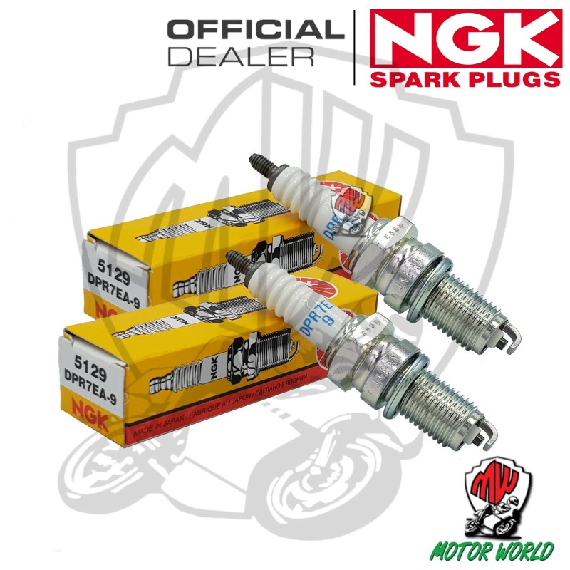 KIT 2 CANDELE  SPARK PLUG NGK DPR7EA-9 YAMAHA XVS 650 V-Star Midnight 2006 IN SU