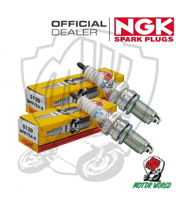 KIT 2 CANDELE  SPARK PLUG NGK DPR7EA-9 YAMAHA XVS 650 V-Star Midnight 2006 IN SU