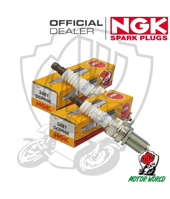 KIT 2 CANDELE SPARK PLUG NGK DCPR6E VICTORY CROSS COUNTRY TOUR 106 LE 1730 2014
