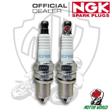 KIT 2 CANDELE SPARK PLUG NGK DCPR8EKC BMW R 900 RT 10 SF 2009 IN POI