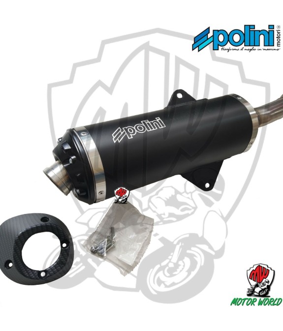 1900036 MARMITTA YAMAHA XMAX 400 2013-2016 OMOLOGATA TERMINALE ALLUMINIO POLINI