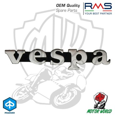 TARGHETTA SCRITTA SCUDO ANTERIORE VESPA SPRINT VELOCE 150 1969 1970 1971 1972