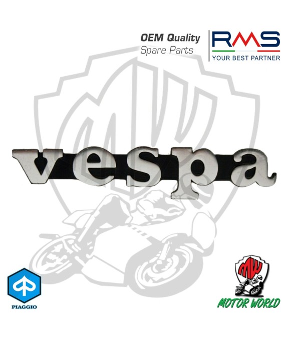 TARGHETTA SCRITTA SCUDO ANTERIORE VESPA SPRINT VELOCE 150 1969 1970 1971 1972