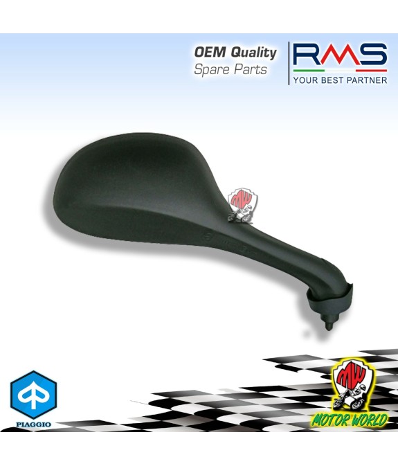SPECCHIO SPECCHIETTO RETROVISORE DESTRO PIAGGIO TYPHOON 50 2009 2010 2011