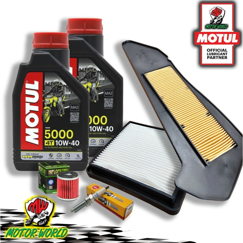 KIT TAGLIANDO OLIO BARDAHL XTC + FILTRI CANDELA YAMAHA X MAX 300 ABS IRON MAX