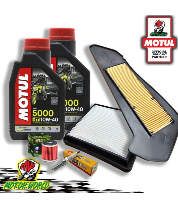 KIT TAGLIANDO OLIO BARDAHL XTC + FILTRI CANDELA YAMAHA X MAX 300 ABS IRON MAX