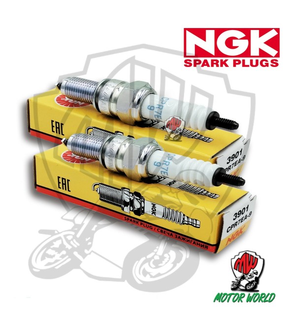 KIT 2 CANDELE SPARK PLUG NGK CPR7EA-9 YAMAHA XVS 950 A Midnight Star 2015