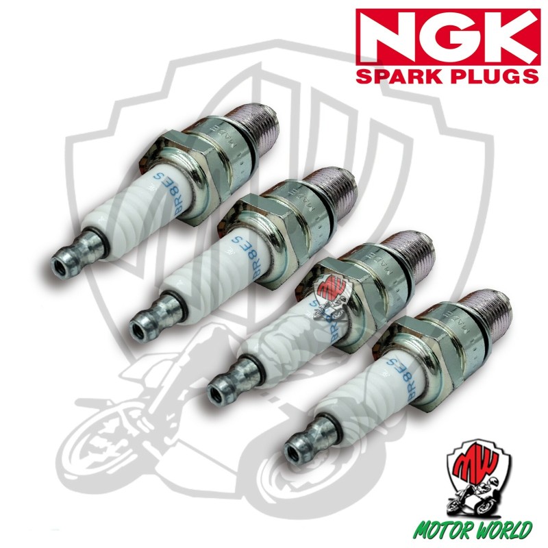 4 CANDELE SPARK PLUG NGK BR8ES KAWASAKI Z 750  1980 1981 1982 1983 1984