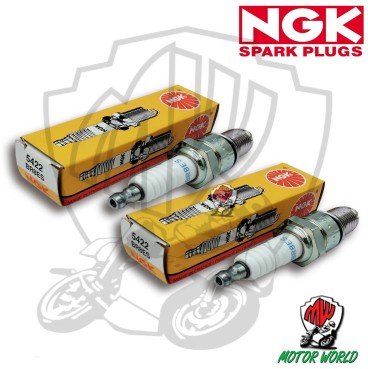 2 CANDELE SPARK PLUG NGK BR8ES  YAMAHA   RD LC-YPVS 350 1983 1984 1985