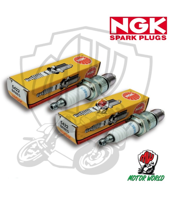 2 CANDELE SPARK PLUG NGK BR8ES  YAMAHA   RD LC-YPVS 350 1983 1984 1985