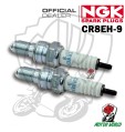 KIT 2 CANDELE SPARK PLUG NGK CR8EH-9 HONDA  XL 125 Varadéro 2011 IN POI