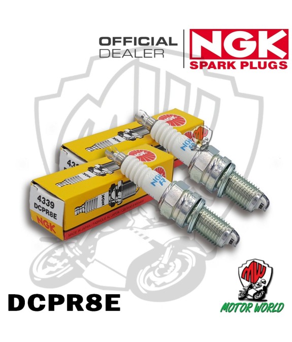 KIT 2 CANDELE SPARK PLUG NGK DCPR8E LAVERDA SS 800 2003 IN POI