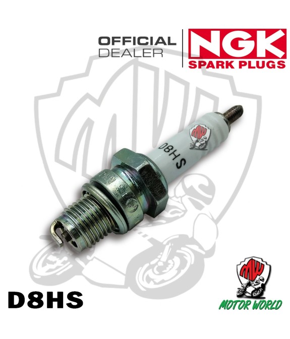 x1 BOUGIE NGK SPARK PLUG CANDELA REFERENCE D8HS MOTO HONDA CL72 ATC90 CT90/K