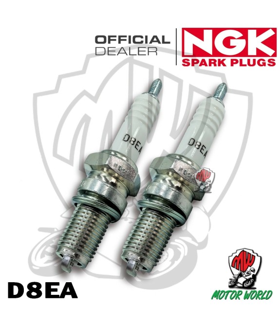 KIT 2 CANDELE SPARK PLUG NGK D8EA YAMAHA  XS 500 1977 1978 1979