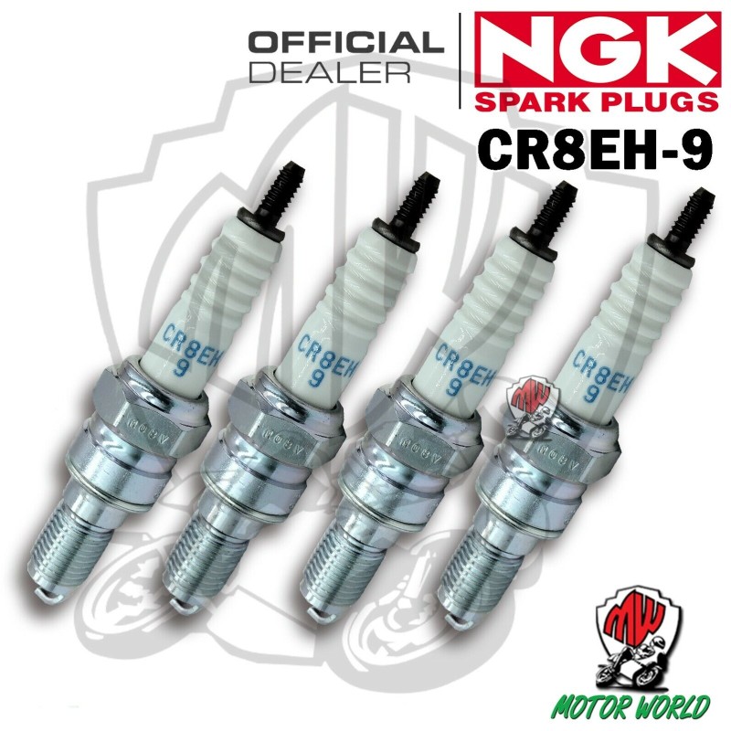 KIT 4 CANDELE SPARK PLUG NGK CR8EH-9 HONDA  VF 750 C Magna 1997 1998 1999 2000
